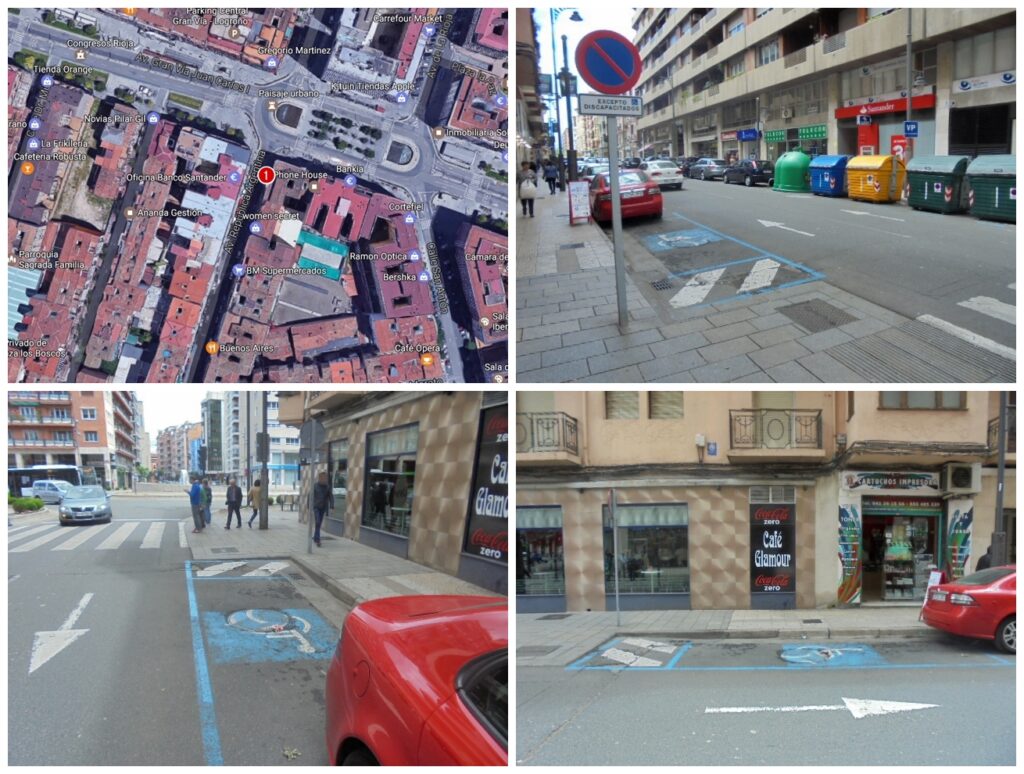 Mural Repblica Argentina 1 esquina con Gran Vía ORA – Aparcamiento República Argentina, Avda. 1