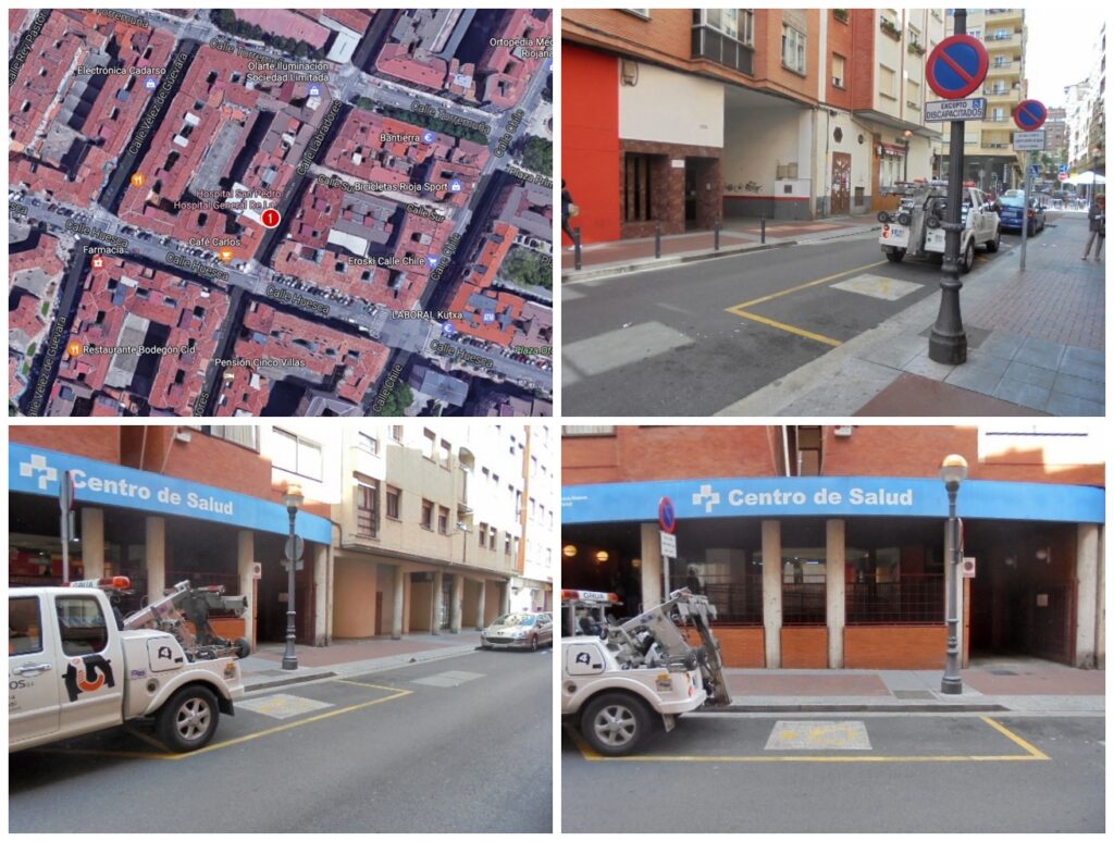 Mural Labradores 40 antes de interseccion con Huesca – Aparcamiento Labradores, 40