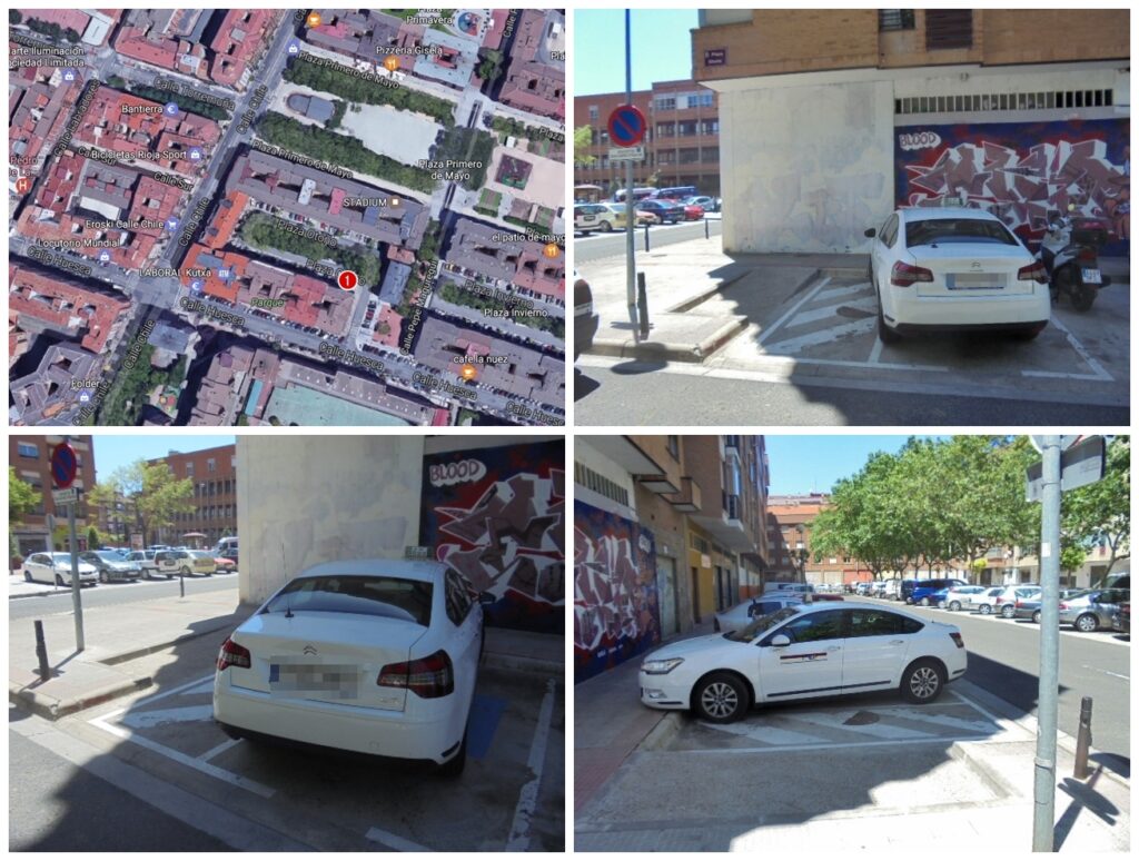 Mural Plaza Otoo salida aparcamiento – Aparcamiento Otoño, Plaza (salida aparcamiento con Pepe Maguregui)