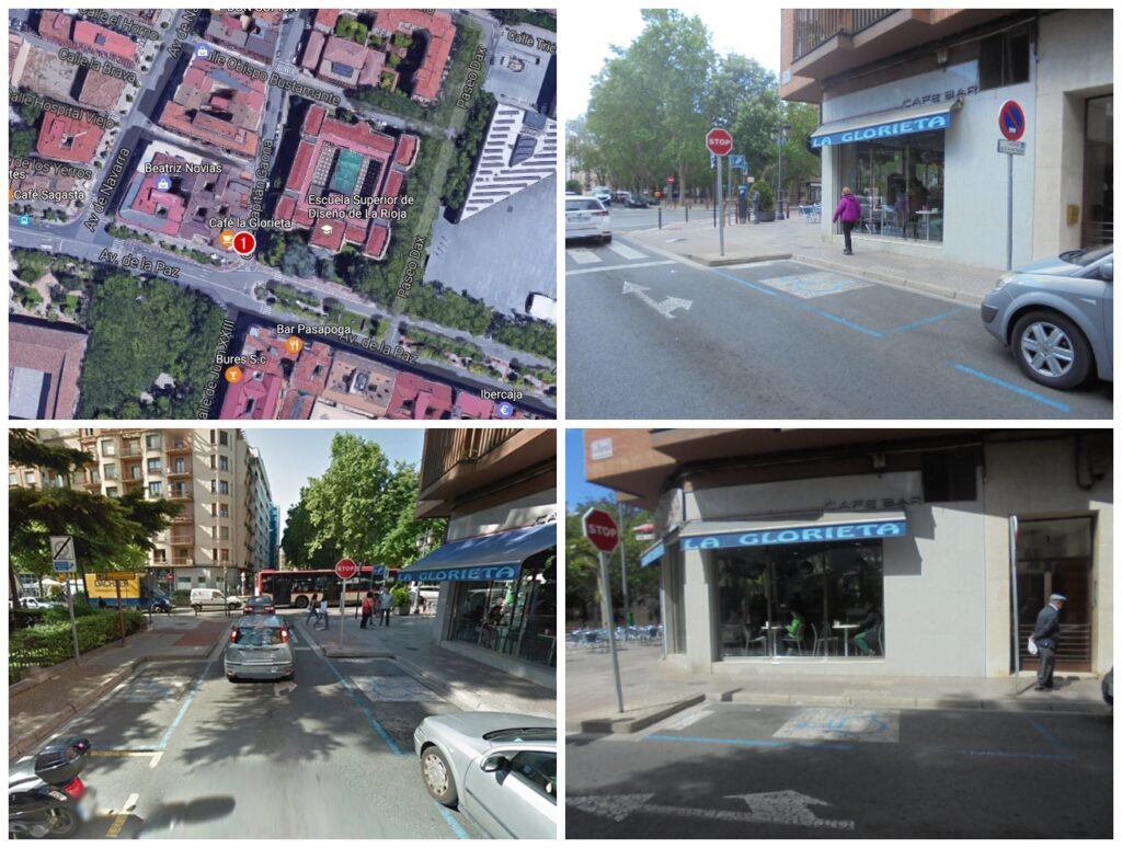 Mural Capitn Gaona impares esquina av. de La Paz – Aparcamiento Capitán Gaona, 1