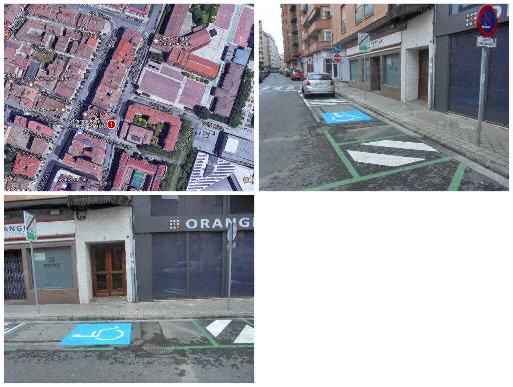 Mural Capitn Gaona 7 sector VERDE – Aparcamiento Capitán Gaona, 7