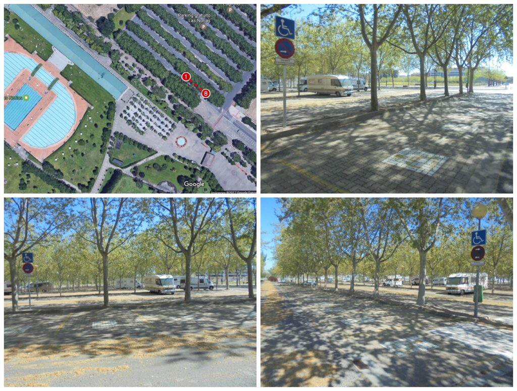 Mural Las Norias 8 plazas – Aparcamiento Norias, Las