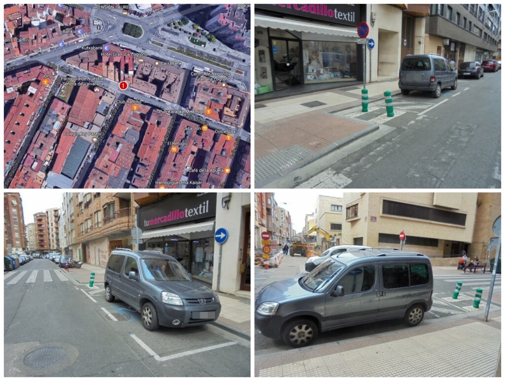 Mural Vitoria 30 Margen Norte prox tile – Aparcamiento Vitoria, Ciudad de, 30 (próxima a iglesia Ntra. Sra. de Valvanera)