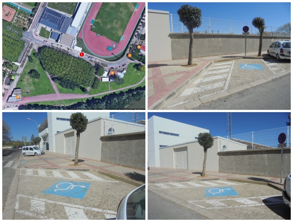 Mural Av La Playa entrada a las piscinas – Aparcamiento Playa, Avda. (entrada piscinas)