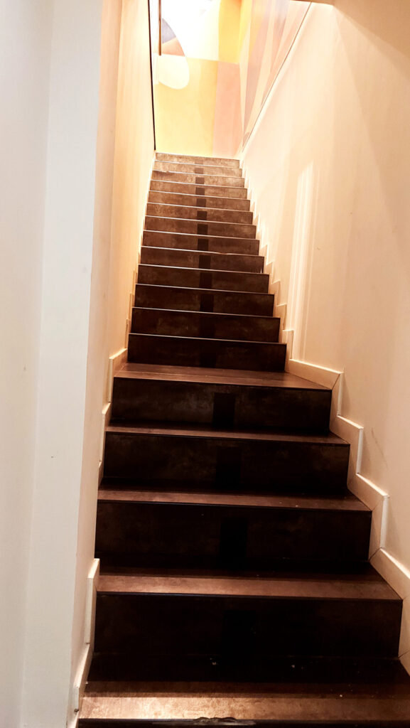 Detalle tramos de escalera