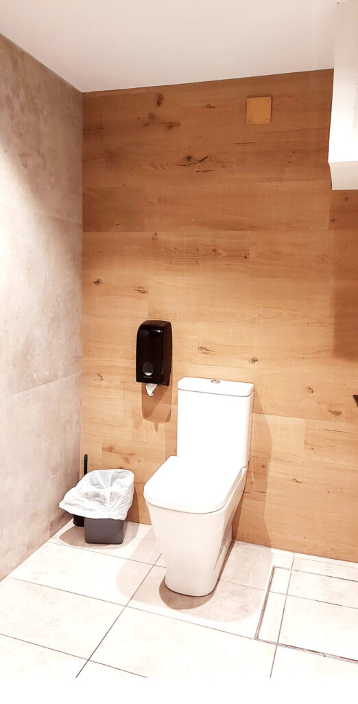 Aseo cabina inodoro