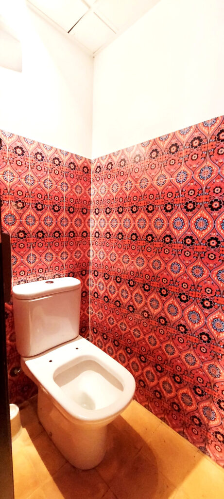 Aseo.Cabina inodoro
