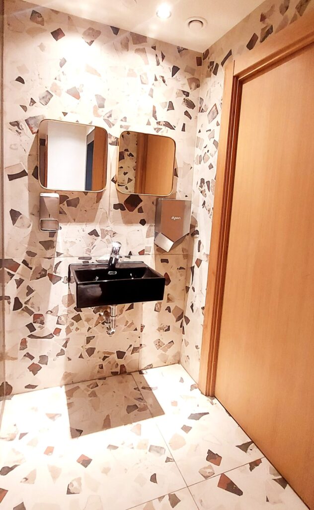 Aseo  adaptado.Zona lavabo