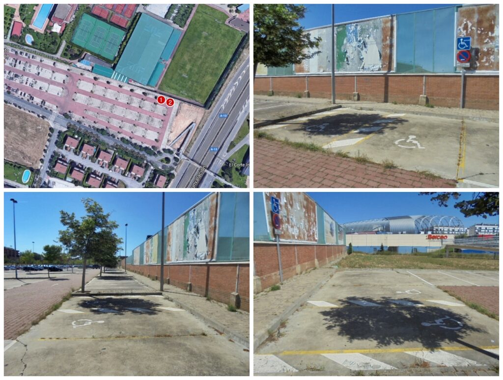 Mural Pasarela Circunvalacion Aparcamiento UR – Aparcamiento Pasarela Circunvalación (aparcamiento U.R.)