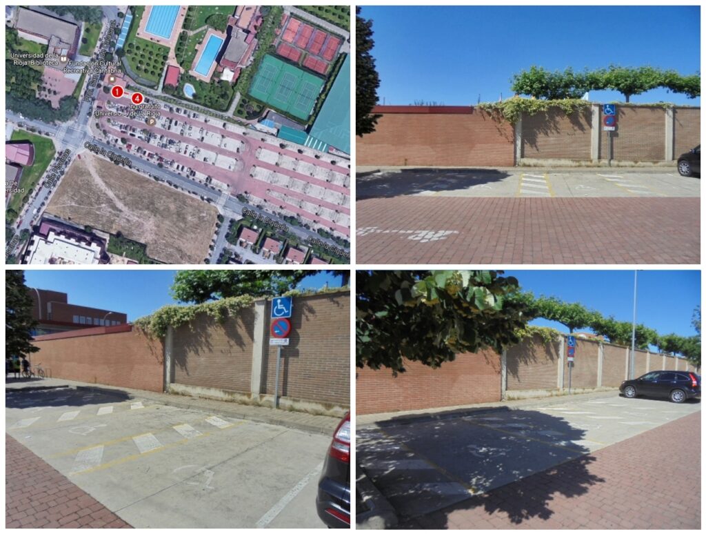 Mural Piscinas aparcamiento UR 4 plz – Aparcamiento Piscinas (aparcamiento Universidad de La Rioja)