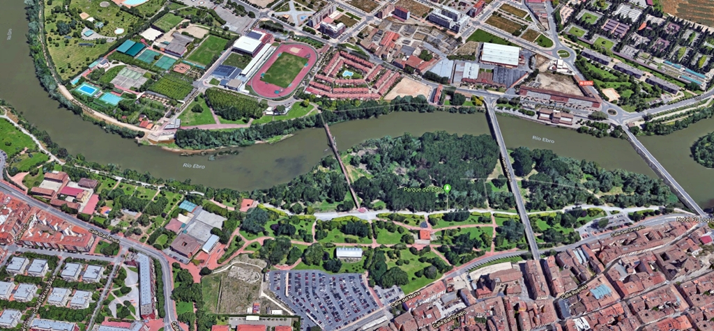 Vista aérea del parque