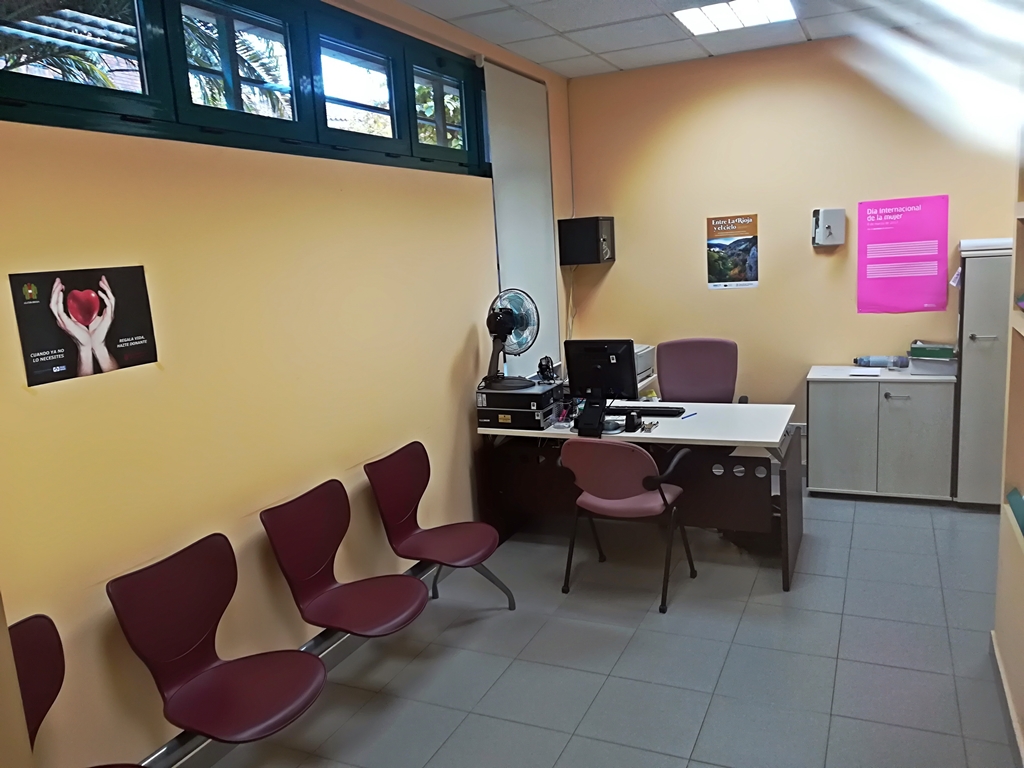 Recepción y sala de espera