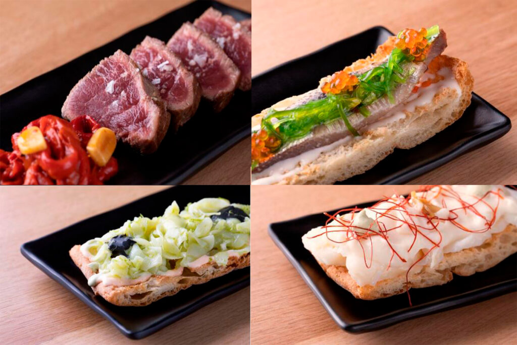 Variedad de pinchos