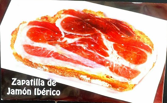 Zapatilla de jamón ibérico