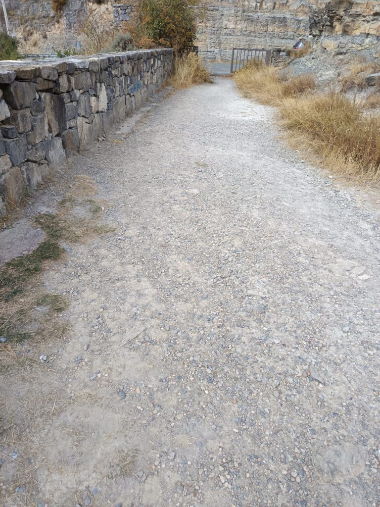 Zona practicable del mirador