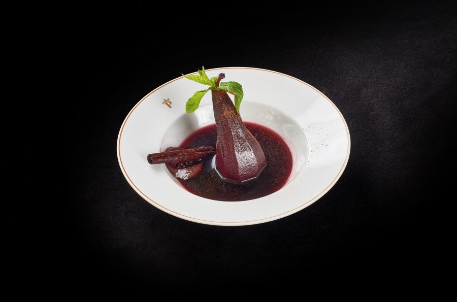 Peras al vino