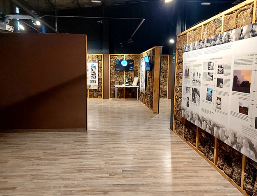 Interior del centro interpretativo 1