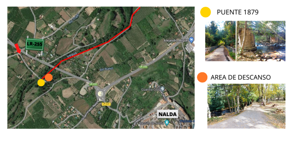 Mapa via romana nalda