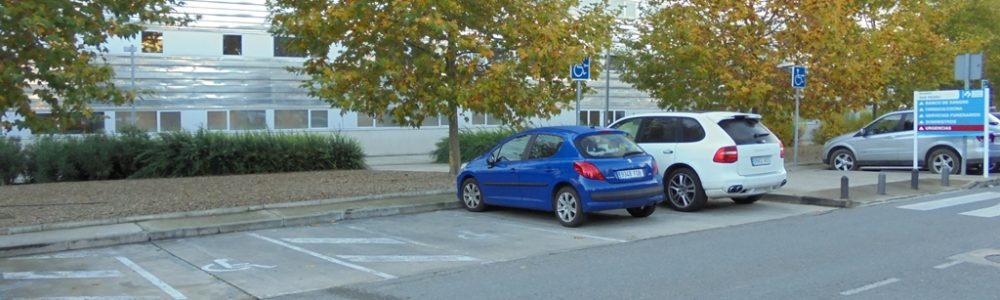 Hospital San Pedro Parking delantero – Aparcamiento Hospital San Pedro (Margen norte del edificio)