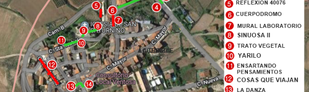 Mapa 1 Kilomtero de Arte