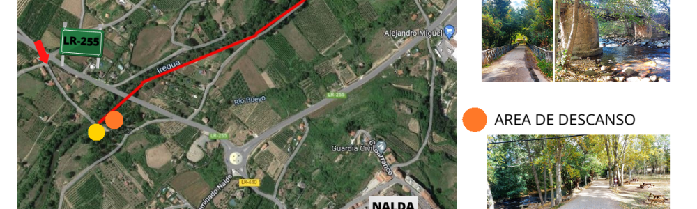 Mapa via romana nalda